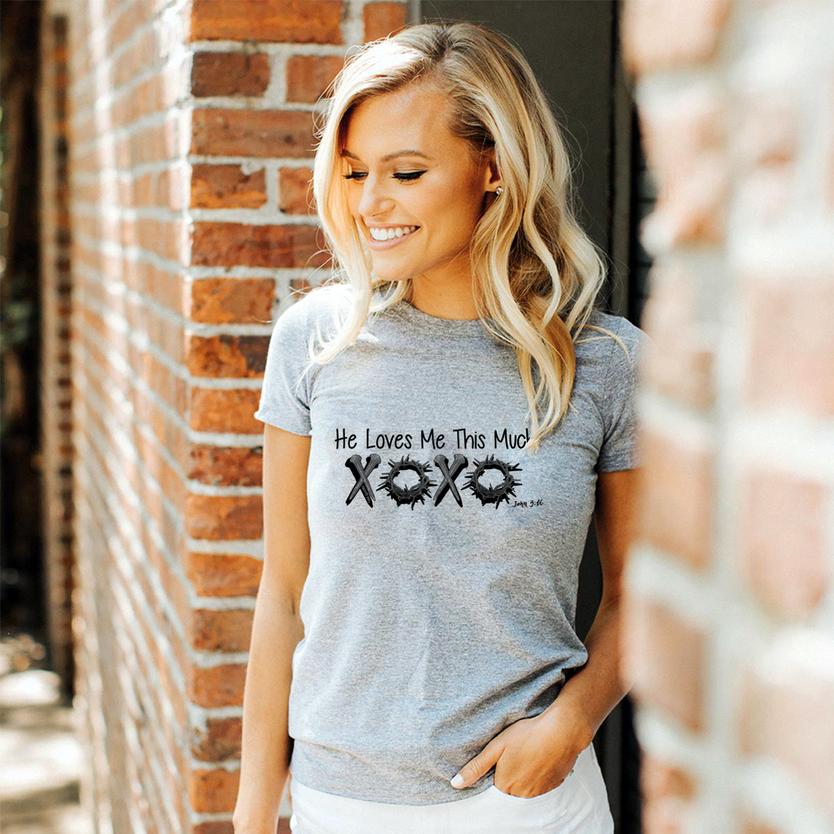 He Loves Me This Much T-Shirt™